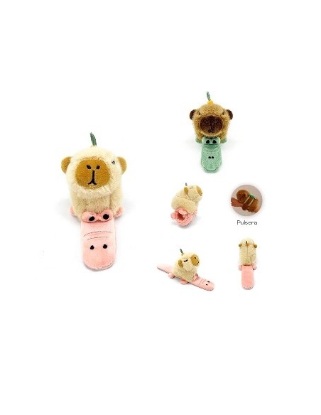 Pulsera Peluche Capybara-cococrilo 30445 Tar02