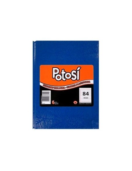 Cuaderno  84hj T-d Ray Arana Azul Potosi  356117 Tec02 -b60-5-