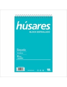 Block Esquela 80hjs Raya C-esp  Husares 6403 Rch01
