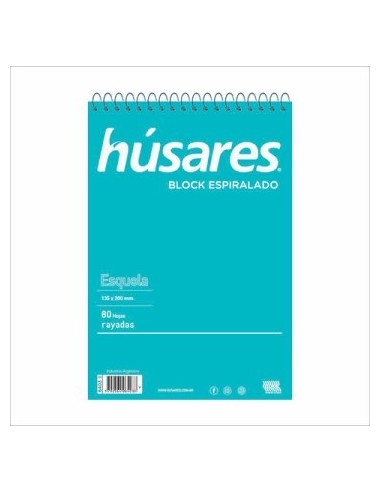 Block Esquela 80hjs Raya C-esp  Husares 6403 Rch01