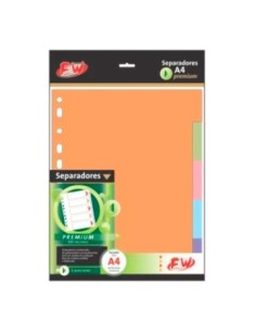 Separador A4 Pvc  X5 Posiciones9804 Fw Lama -b144-