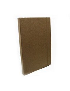 Estuche Lomo 3cm Kraft C/elast Ecologico 100109 Fibracap (b22)
