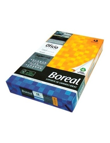 Resma Oficio 75/80grs 500hjs Boreal Ae01 (b5)