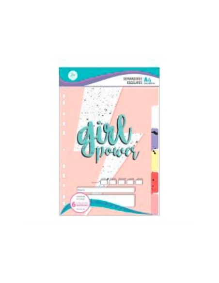 Separador  Materia A4 X 6 C-lengueta Surt  999636-999631 Fw