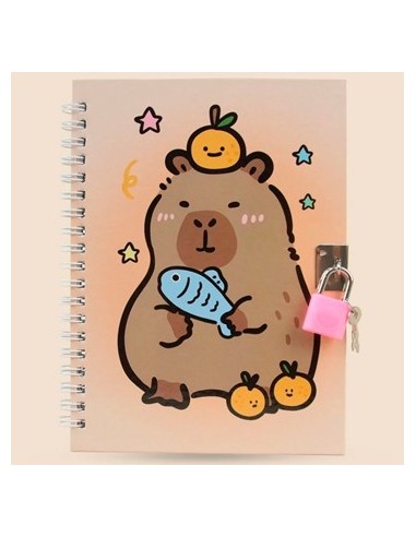 Diario Intimo 13x18 C- Esp  Capibara Bb20321 Sf01
