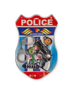Set De Policia 5 Pzas Blister 43x28x4cm 50785 Seb01