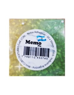 Notas Autoadhesivas 50x50mm Estaciones X250hj Memo 726