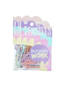 Clip Metal N.5 X25 Unid  Pastel 2102010201 Moo01