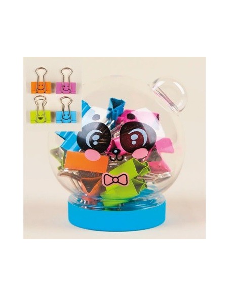 Aprietapapel 25mm X8 Color Burbuja Plast  Bc-20318 Sf01