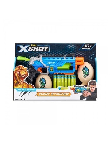 Pistola X-shot Dino-attack-striker 7324 Gtm Ims02 -b12-