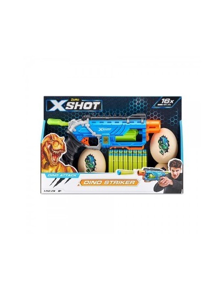 Pistola X-shot Dino-attack-striker 7324 Gtm Ims02 -b12-