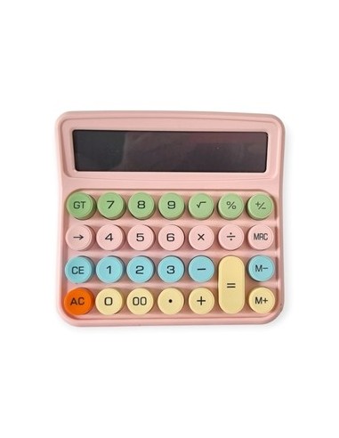Calculadora 12 Dig  Gde 13x18 Pastel Ep10046 Ps01