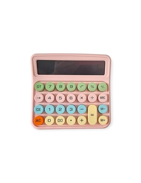 Calculadora 12 Dig  Gde 13x18 Pastel Ep10046 Ps01