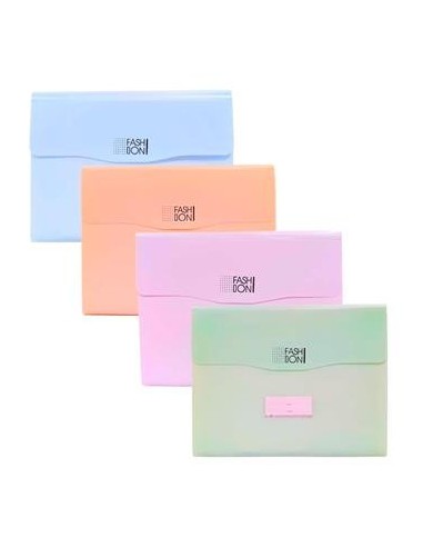 Clasificador A4  X12 Div Acordeon Color Pastel 25789 Col01