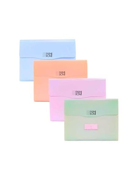 Clasificador A4  X12 Div Acordeon Color Pastel 25789 Col01