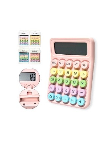 Calculadora 12 Dig  Gde 12x15 Pastel Ds-2809c Jm2537 Ep10048 Jm2533 Mta01 Ps01