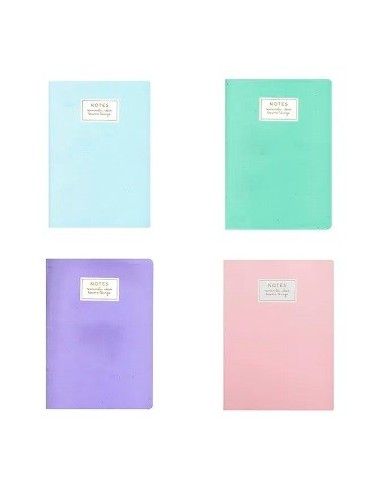 Cuaderno 17x25 Raya X40 Hj Pastel Talbot 4600-4601-4603