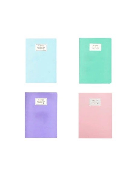 Cuaderno 17x25 Raya X40 Hj Pastel Talbot 4600-4601-4603