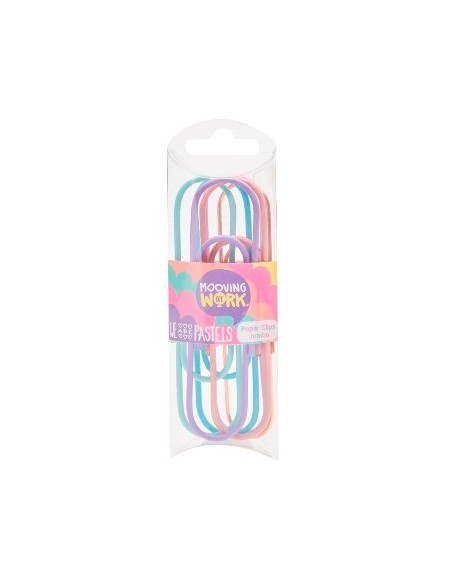 Clips Jumbo Color Plastel X6 Unid 2102010405 Moo01