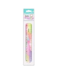 Regla 20cm Flex Glitter Pastel Blister Kr972735 Ie01