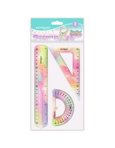 Set 3 Pzas Geometria Superflex Pastel Glitter Blister Kr972736