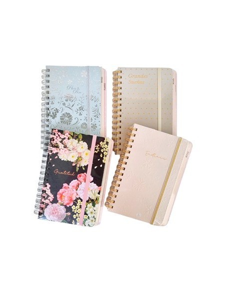 Cuaderno 14x20 Deluxe T-dura C-espiral Escalonado 1097 Rey02