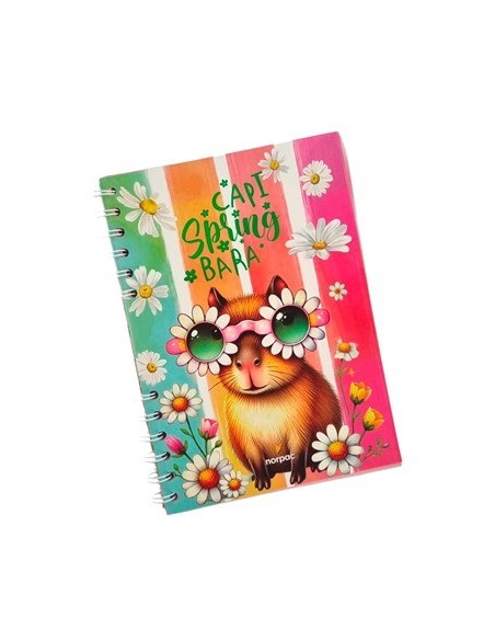 Cuaderno A5 C-esp 70hj Raya T-flex Capybara C9500r Nor-pac