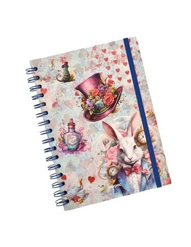 Cuaderno C-esp  15x21 80hjs Raya Alicia Luxe C9100m Nor-pac