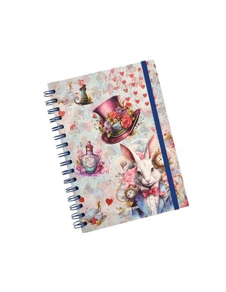 Cuaderno C-esp  15x21 80hjs Raya Alicia Luxe C9100m Nor-pac