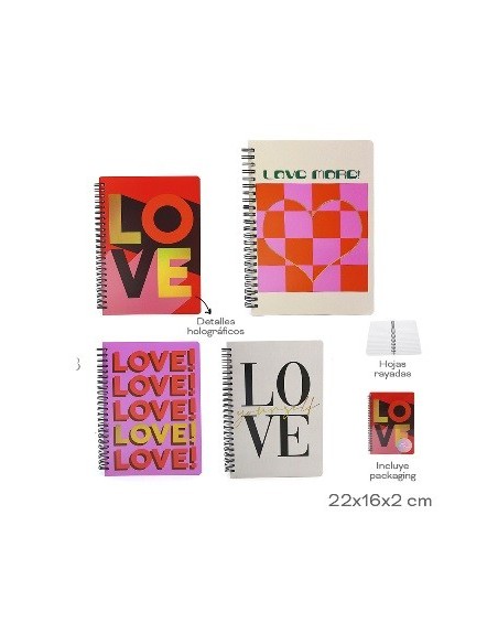 Cuaderno C/espiral Ray. Fantasia Mod Surtidos30601/602/603/604tar02