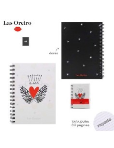 Cuaderno C-esp  15x21 Las Oreiro 13893-13894-13895-13896 Tar02