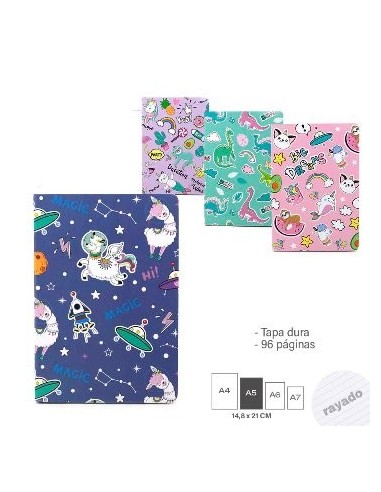 Cuaderno 15x21 T-dura Disenos Surt  15046-15048 Tar02
