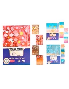 Cuaderno A4 80hj T/dura Raya Rose Florcitas Degrade Frases 26950 26951 26953 26955 Col01