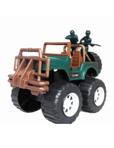 Super Jeep Militar C/soldados 232 Db02 (b4)