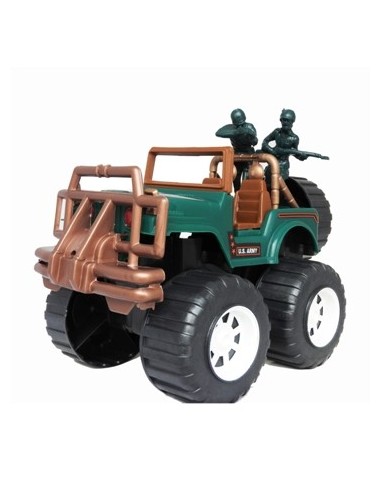 Super Jeep Militar C/soldados 232 Db02 (b4)