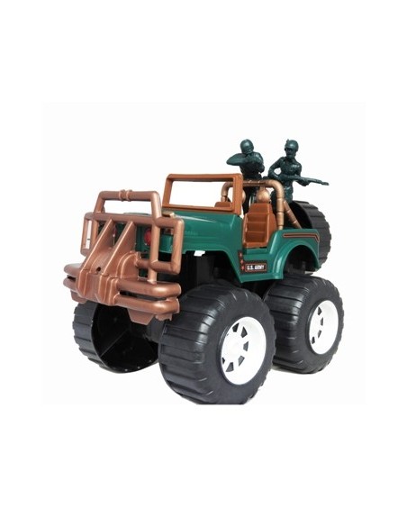 Super Jeep Militar C/soldados 232 Db02 (b4)