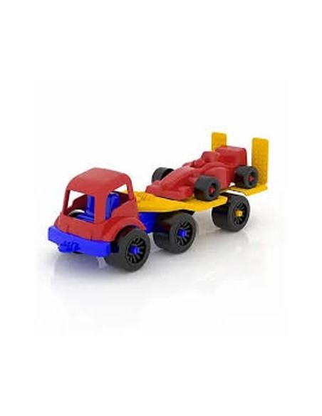 Camion C-trailer Y Auto Carrera 61 Jug03 -b36-