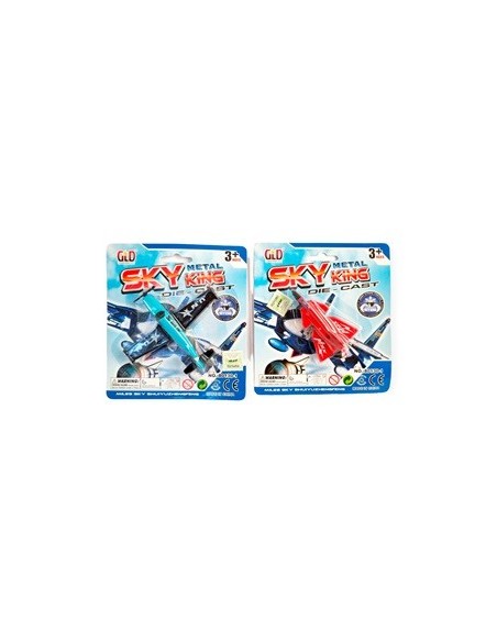 Avion 7cm Metal En Blister-caja 931364-hm933067 Pen01