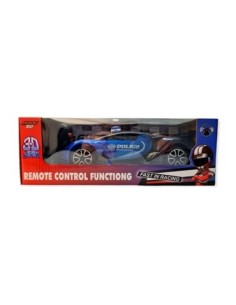 Auto Policia C-luz 3d R-c 1:18 En Caja 61477 53417-53418 Seb01