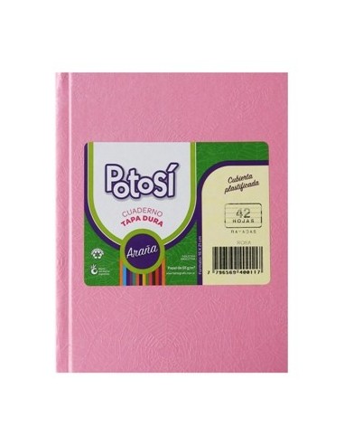 Cuaderno 42hj T/d Ray Arana Rosa Potosi 400117 Tec02 (b90)