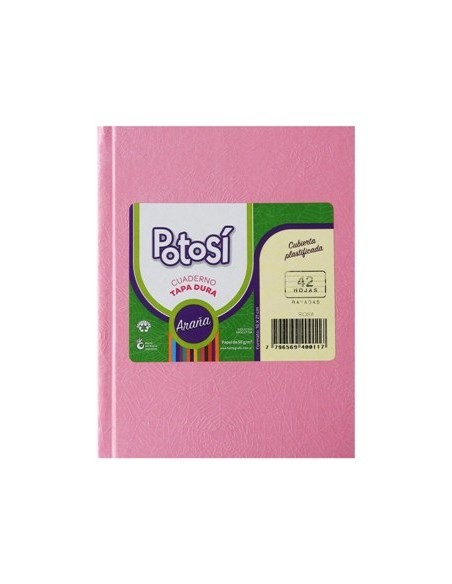 Cuaderno 42hj T/d Ray Arana Rosa Potosi 400117 Tec02 (b90)