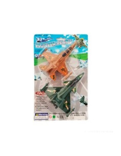Avion Militar X 2unid  Blister 173e Par02