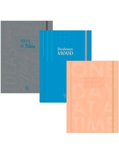 Cuaderno 15x21 Cosido Metal C-elast  X80hjs Papel Nat  1021 Rey02 -b8-