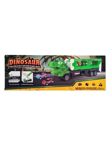 Camion Dinosaurio C-lanzador Extensible C-6 Autitos En Caja 95748 And01