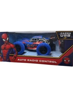 Auto De Carrera Spiderman A Radio Control En Caja 55299 Seb01