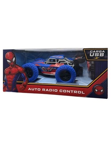 Auto De Carrera Spiderman A Radio Control En Caja 55299 Seb01