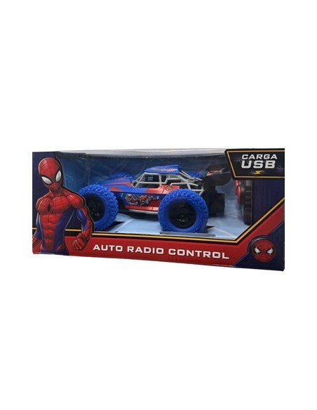Auto De Carrera Spiderman A Radio Control En Caja 55299 Seb01