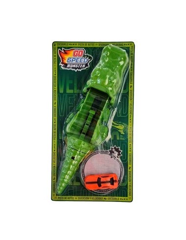 Lanzador De Autos Cocodrilo-dinosaurio 74871 54800 Seb01