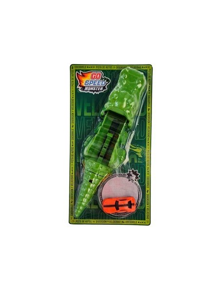 Lanzador De Autos Cocodrilo-dinosaurio 74871 54800 Seb01