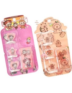 Sello X 3 C-almohadilla Capybara-labubu Blister Fd40408 Sf01